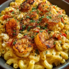 Cajun Shrimp Crab Mac Cheese