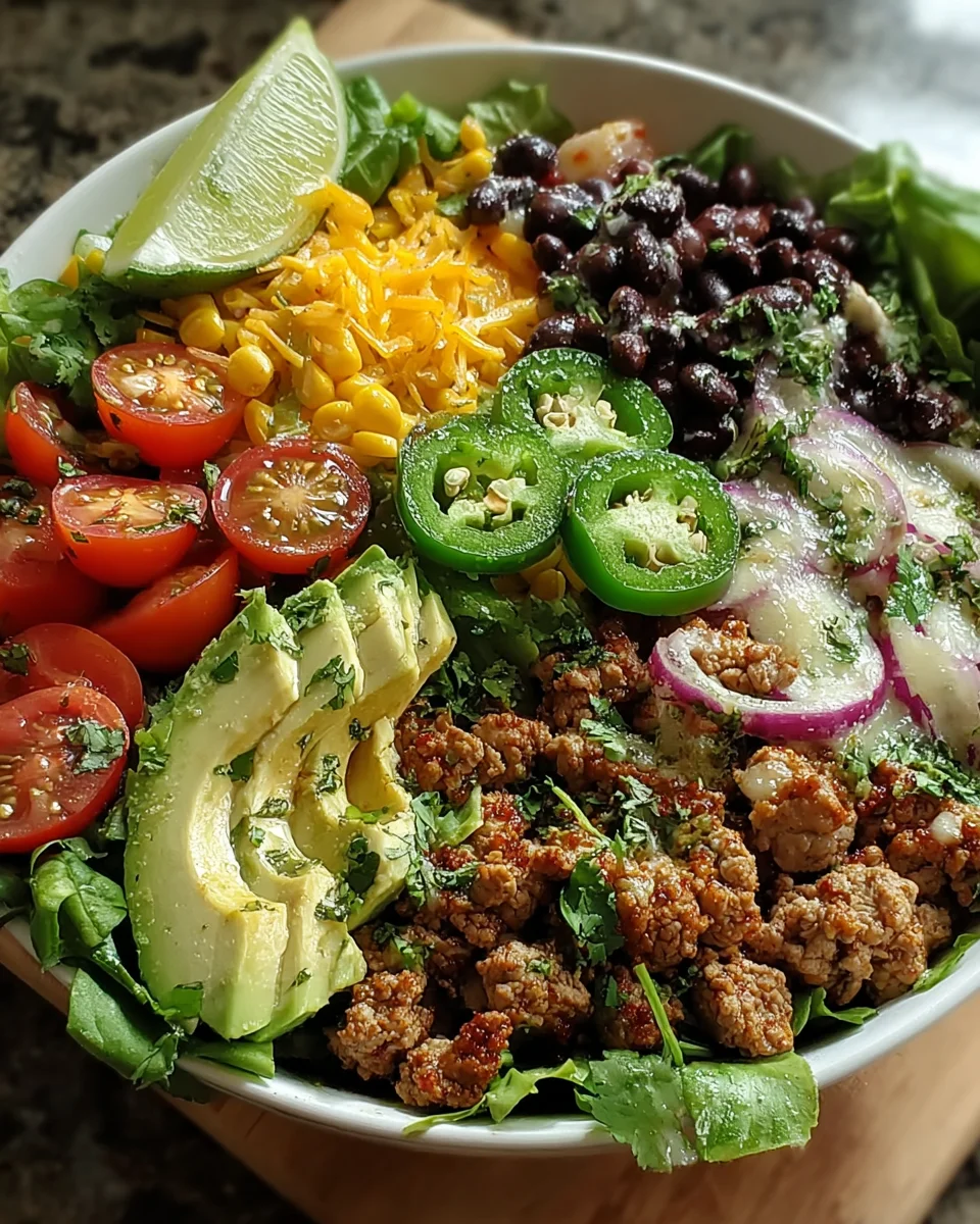 Zesty Lime & Turkey Salad Bowl