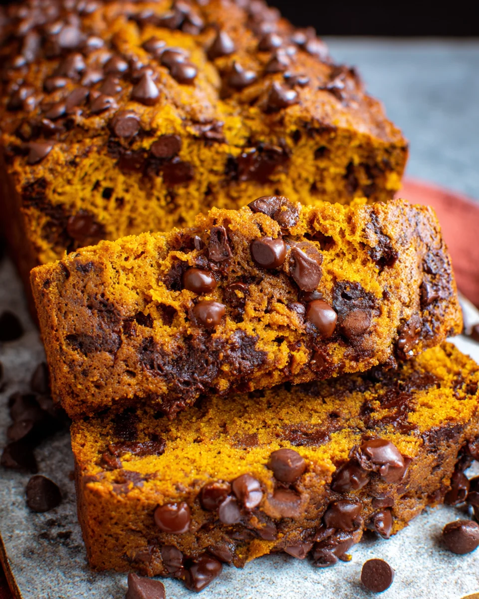 Chocolate Chip Pumpkin Bread