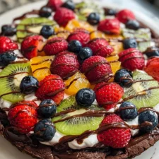 Brownie Fruit Pizza