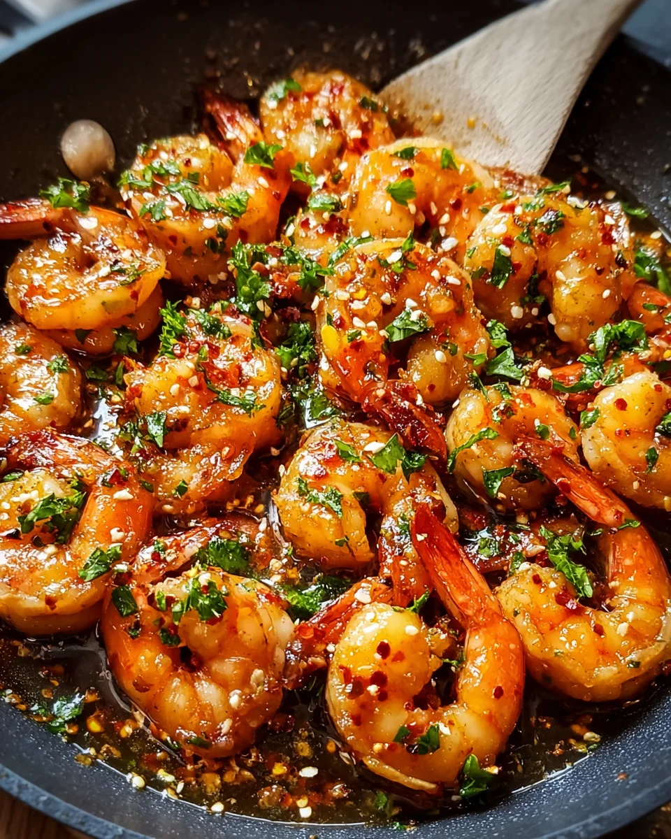 Spicy Lemon Garlic Shrimp