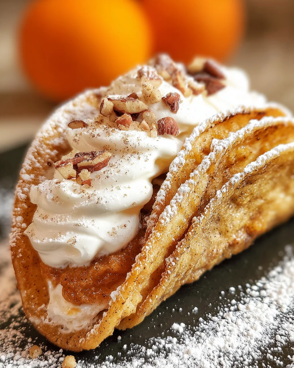 Pumpkin Pie Tacos