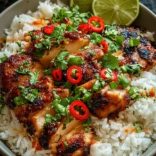 Sweet Chili Chicken Coconut Lime