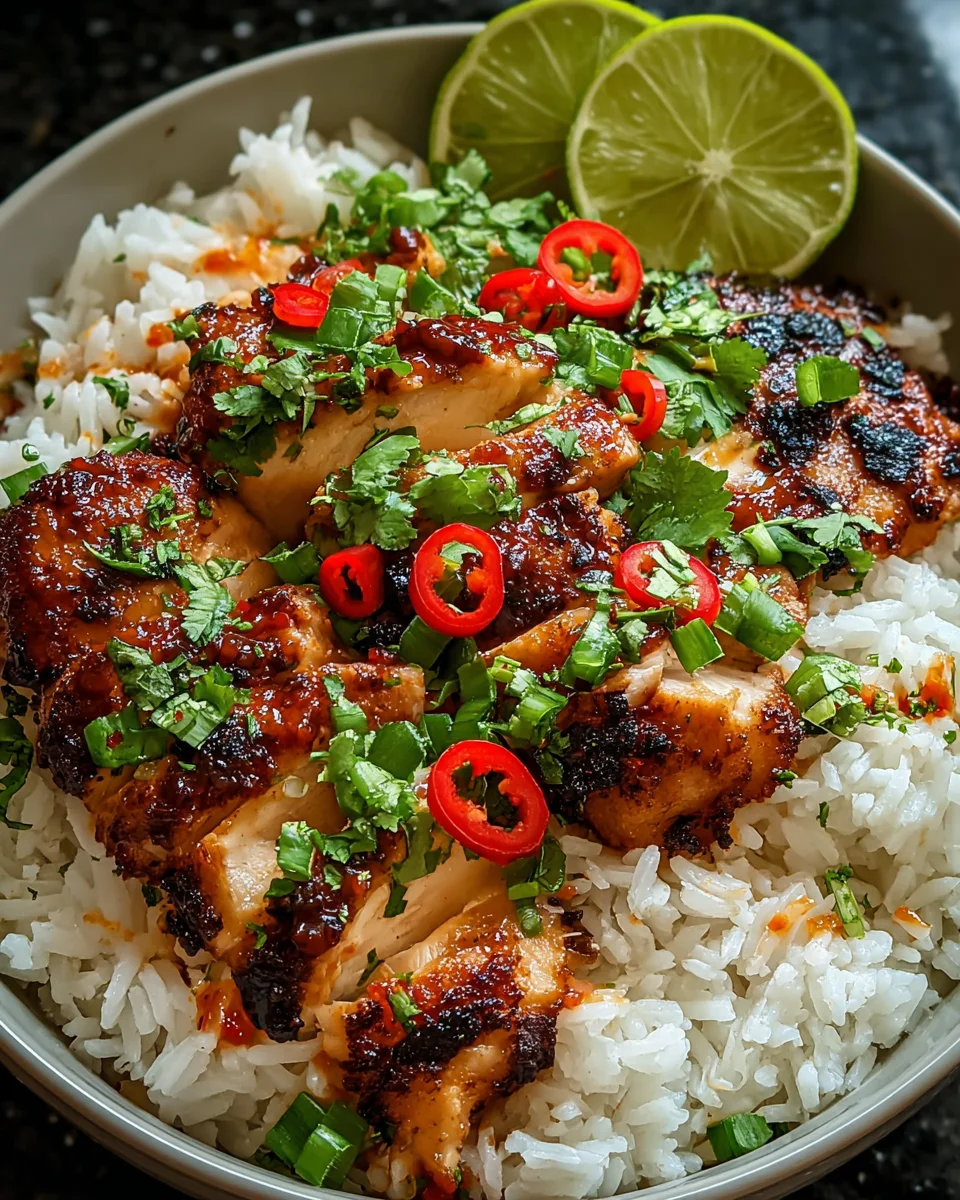 Sweet Chili Chicken Coconut Lime