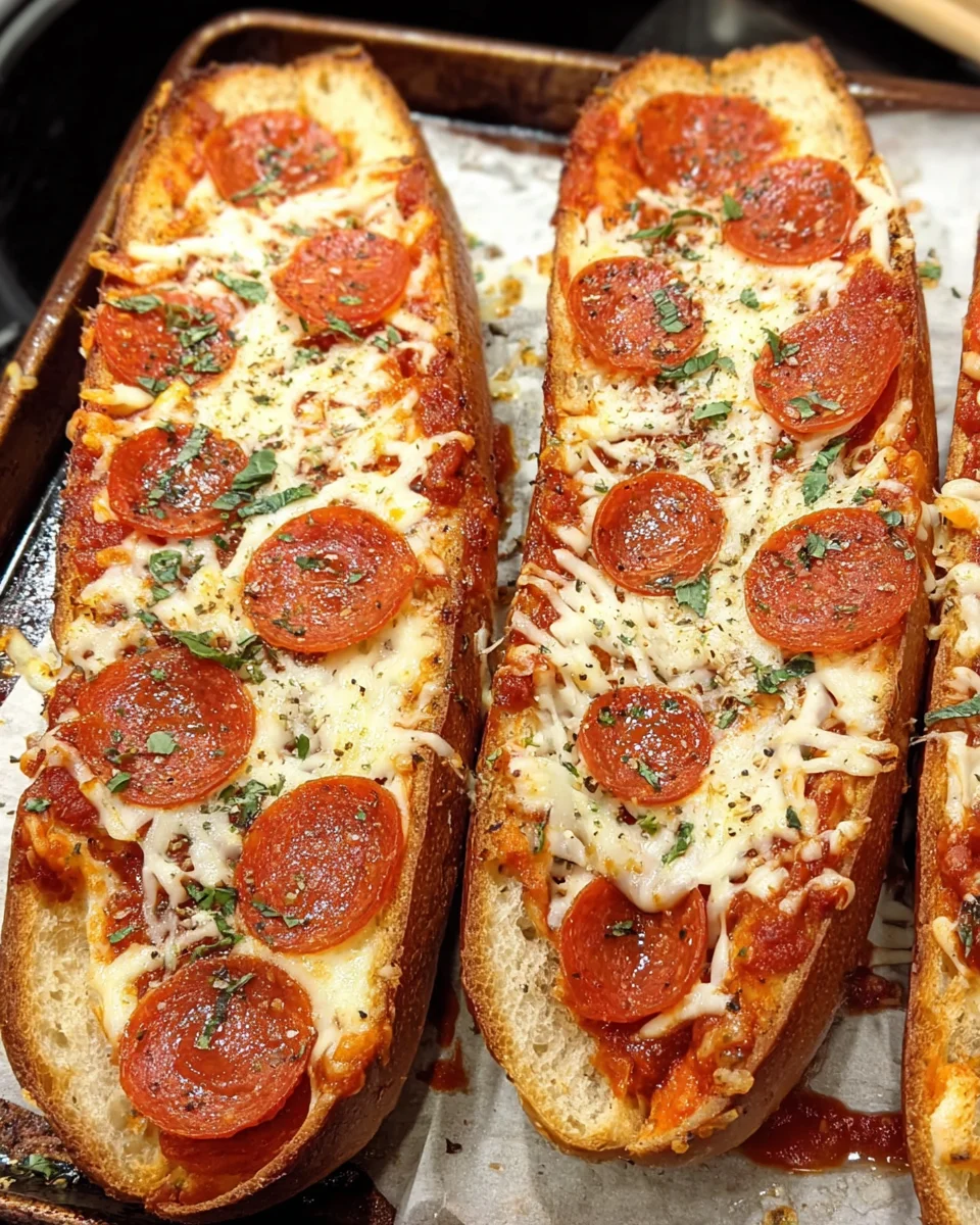 Pizza Boats With Pepperoni