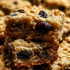 Oatmeal Raisin Cookie Bars