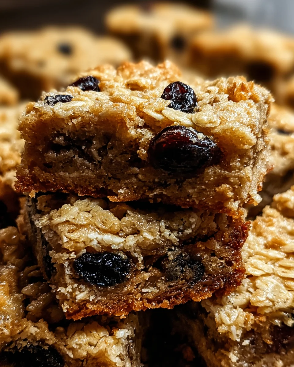Oatmeal Raisin Cookie Bars