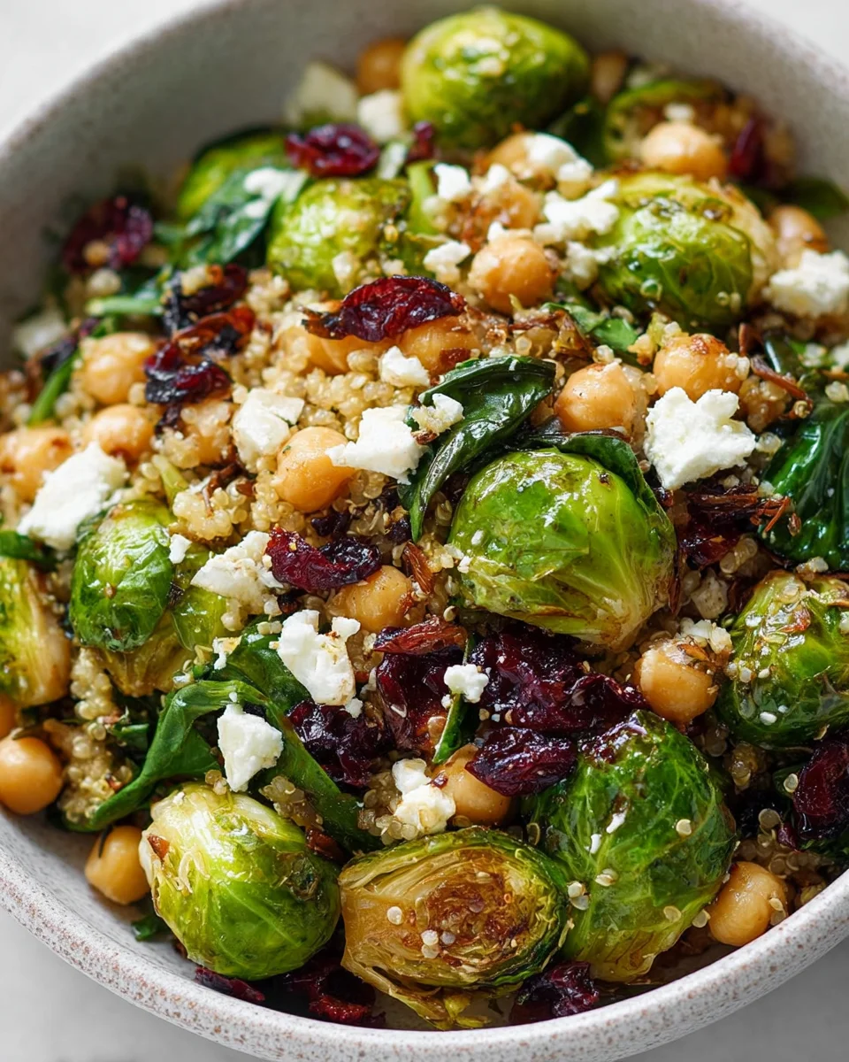 Roasted Brussels Sprouts Salad