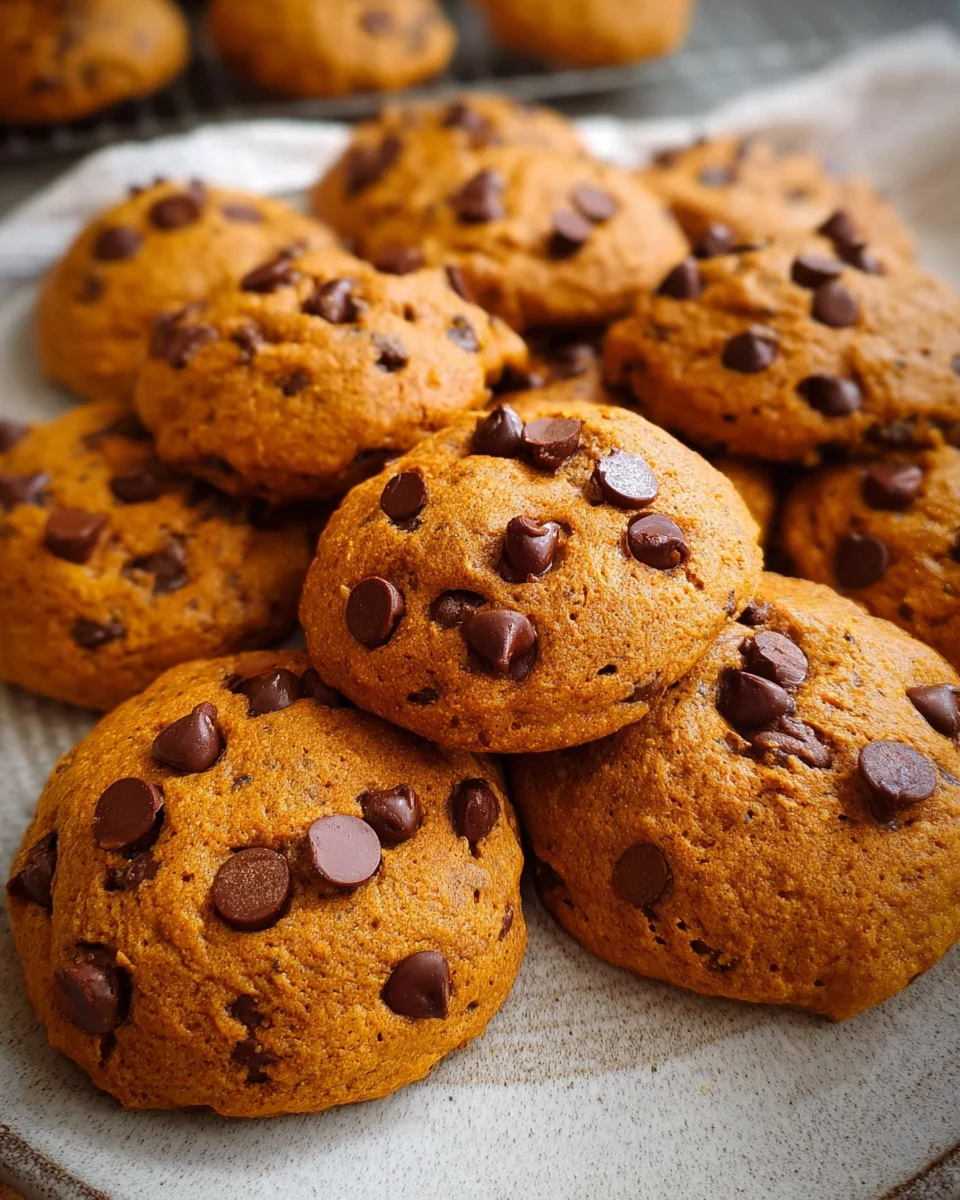 Pumpkin Chocolate Chip Cookies