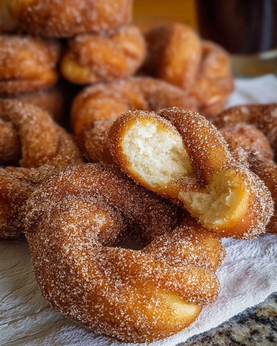 Cinnamon Sugar Twist Donuts