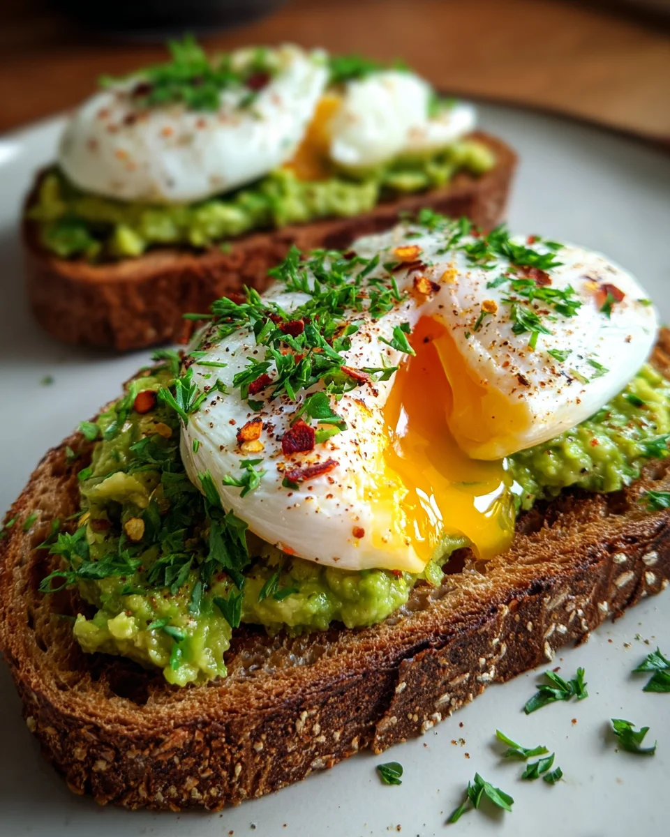 Avocado Toast with Lemon & Egg