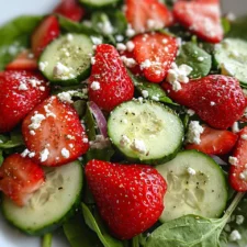 Cucumber Strawberry Salad