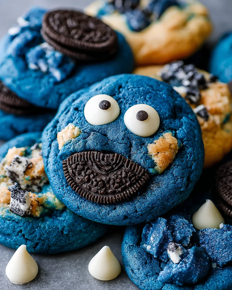 Blue Monster Cookie Treats