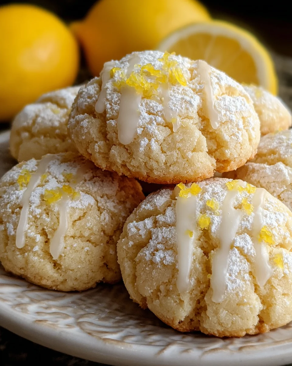 Zesty Lemon Meltaway Cookies