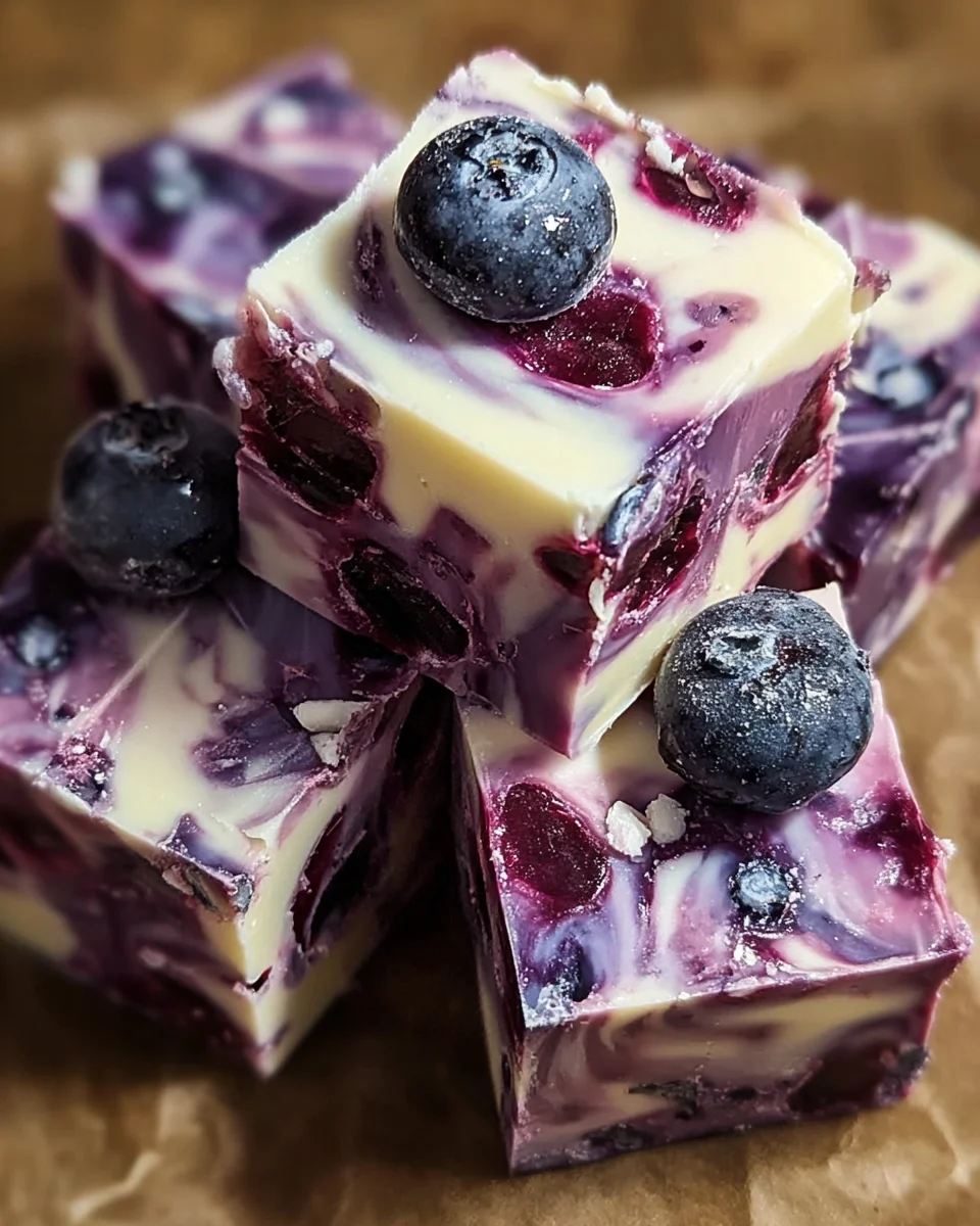 Blueberry Pie Fudge
