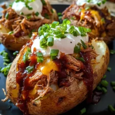 Loaded Baked Potato with Pulled Pork