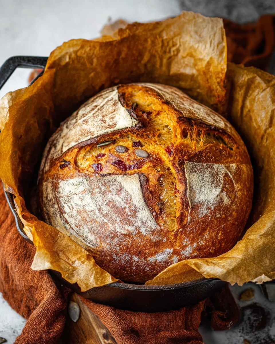 Pumpkin Sourdough Bread
