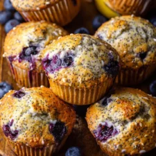 Blueberry Lemon Poppy Seed Muffins