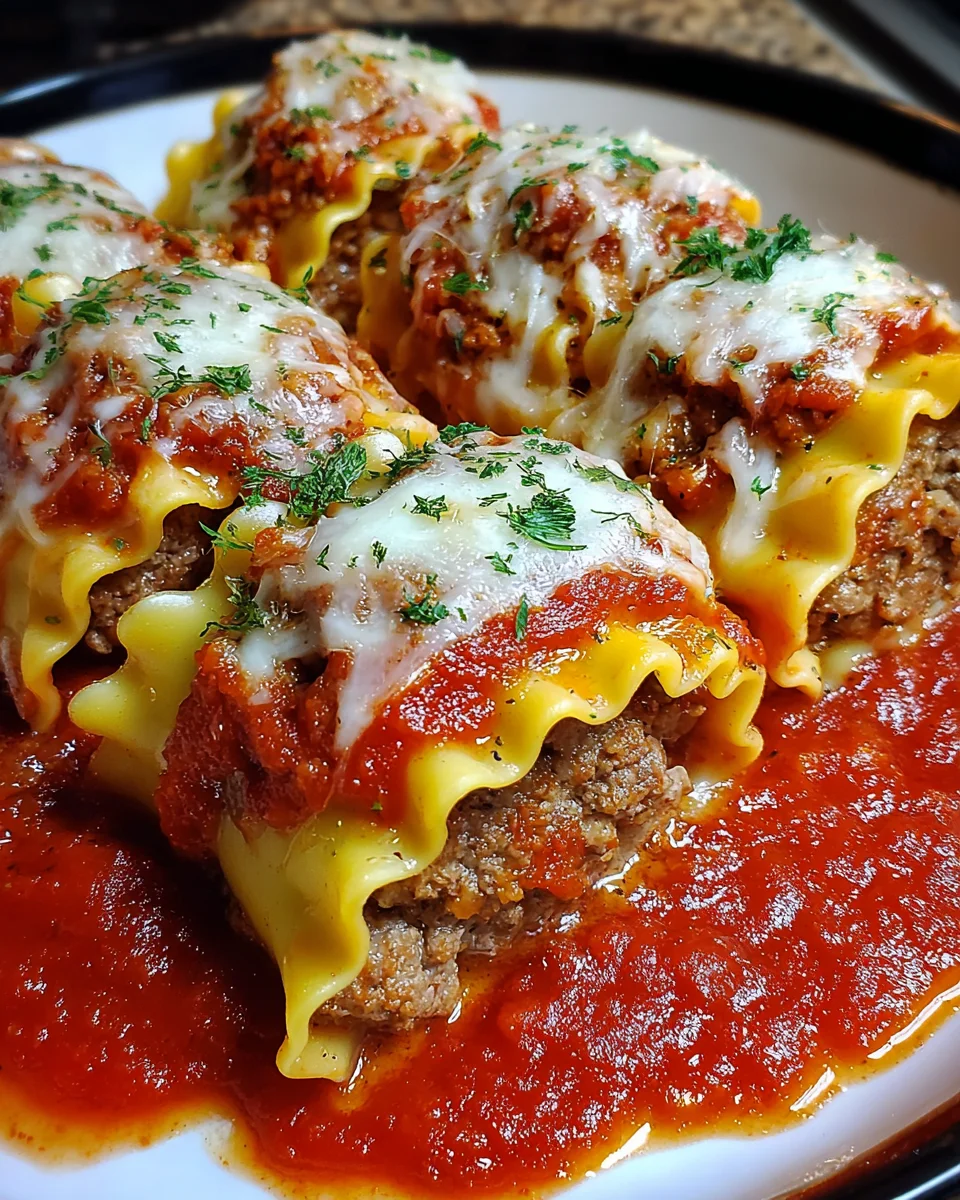 Meatball Lasagna Roll-Ups