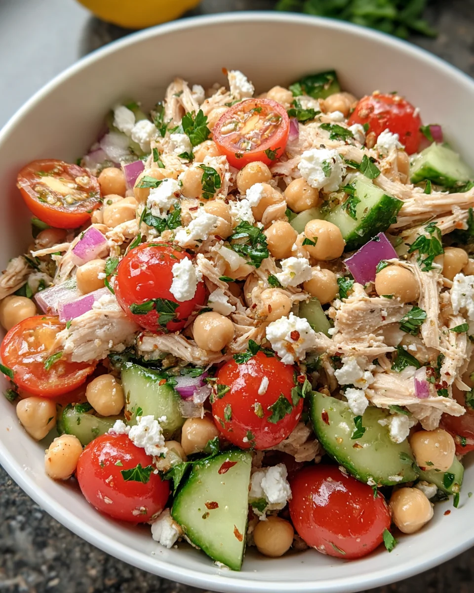 Chicken & Chickpea Salad