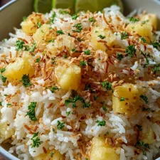 Tropical Coconut Pineapple Rice