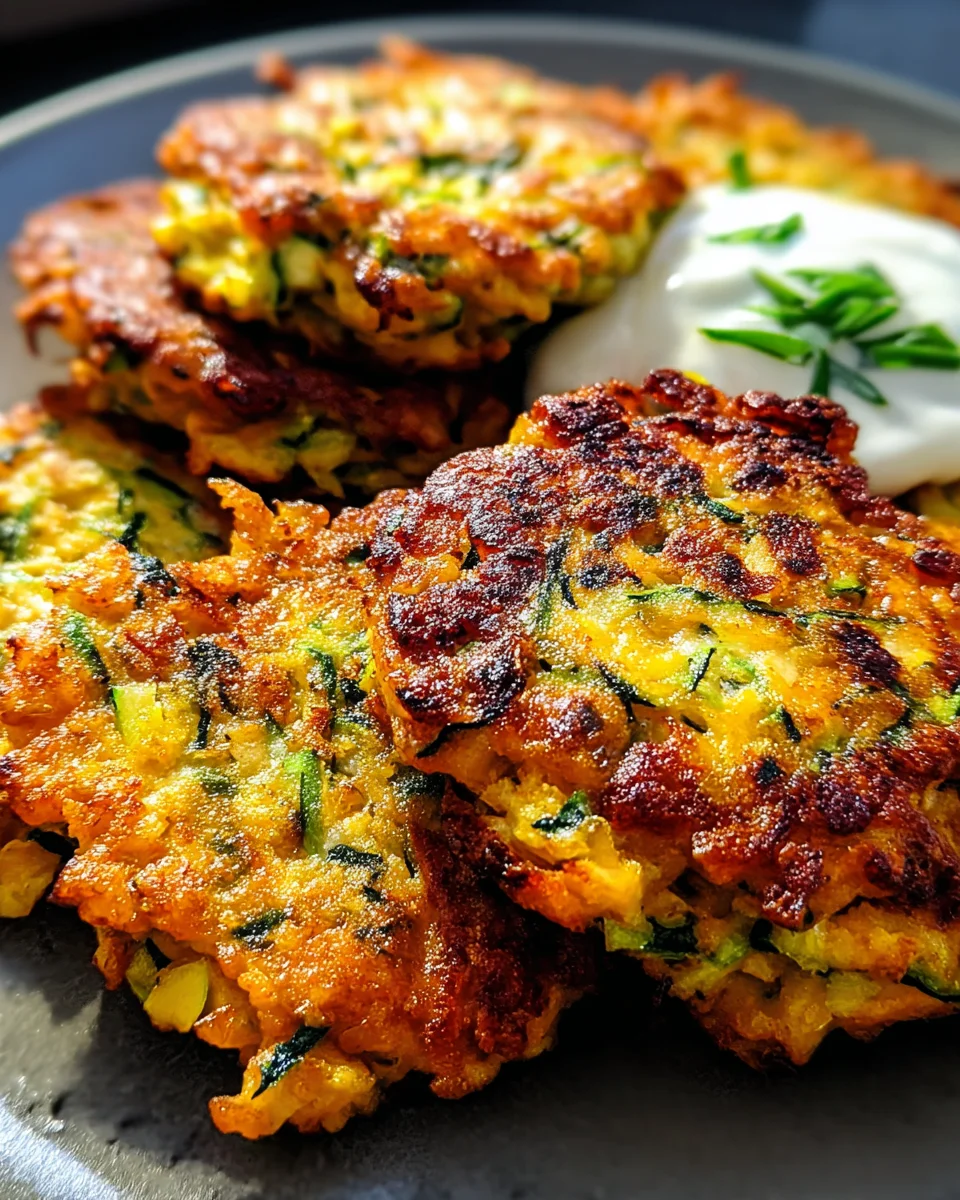 Zucchini & Sweet Potato Fritters