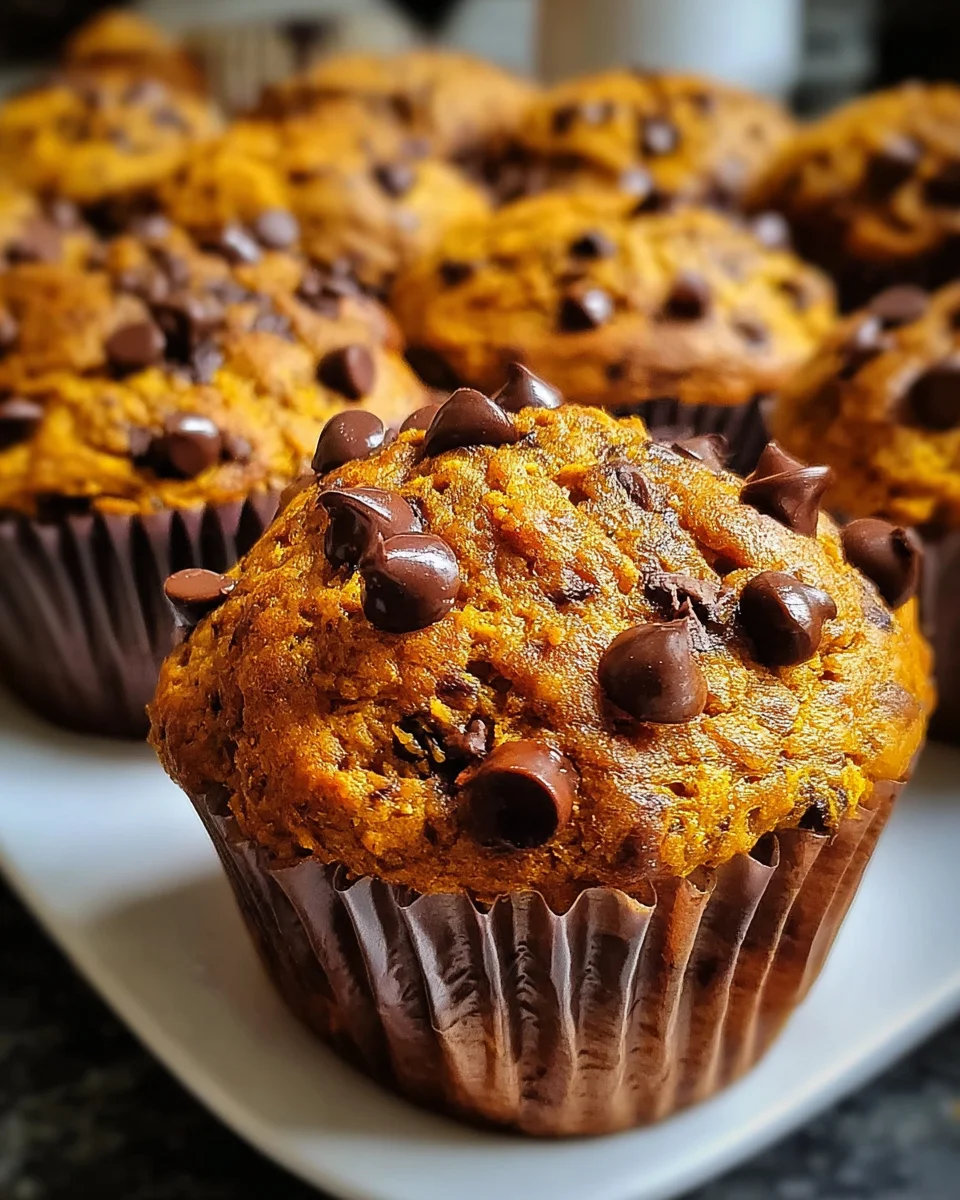 Pumpkin Chocolate Muffins