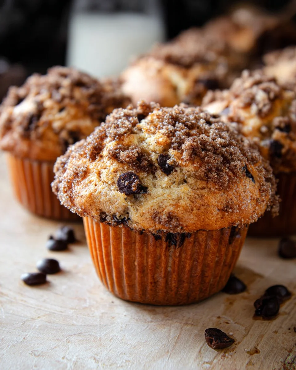Espresso Chocolate Chip Muffins