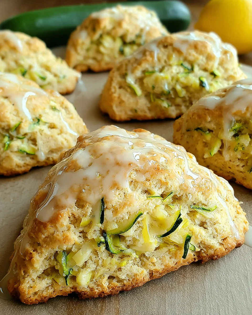 Lemon Zucchini Scones