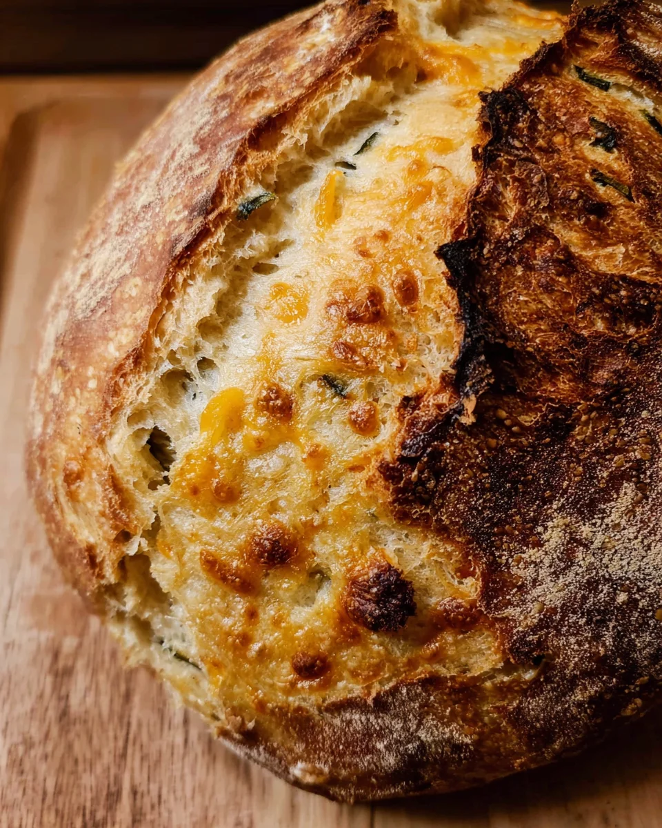 Jalapeño Cheddar Sourdough Bread