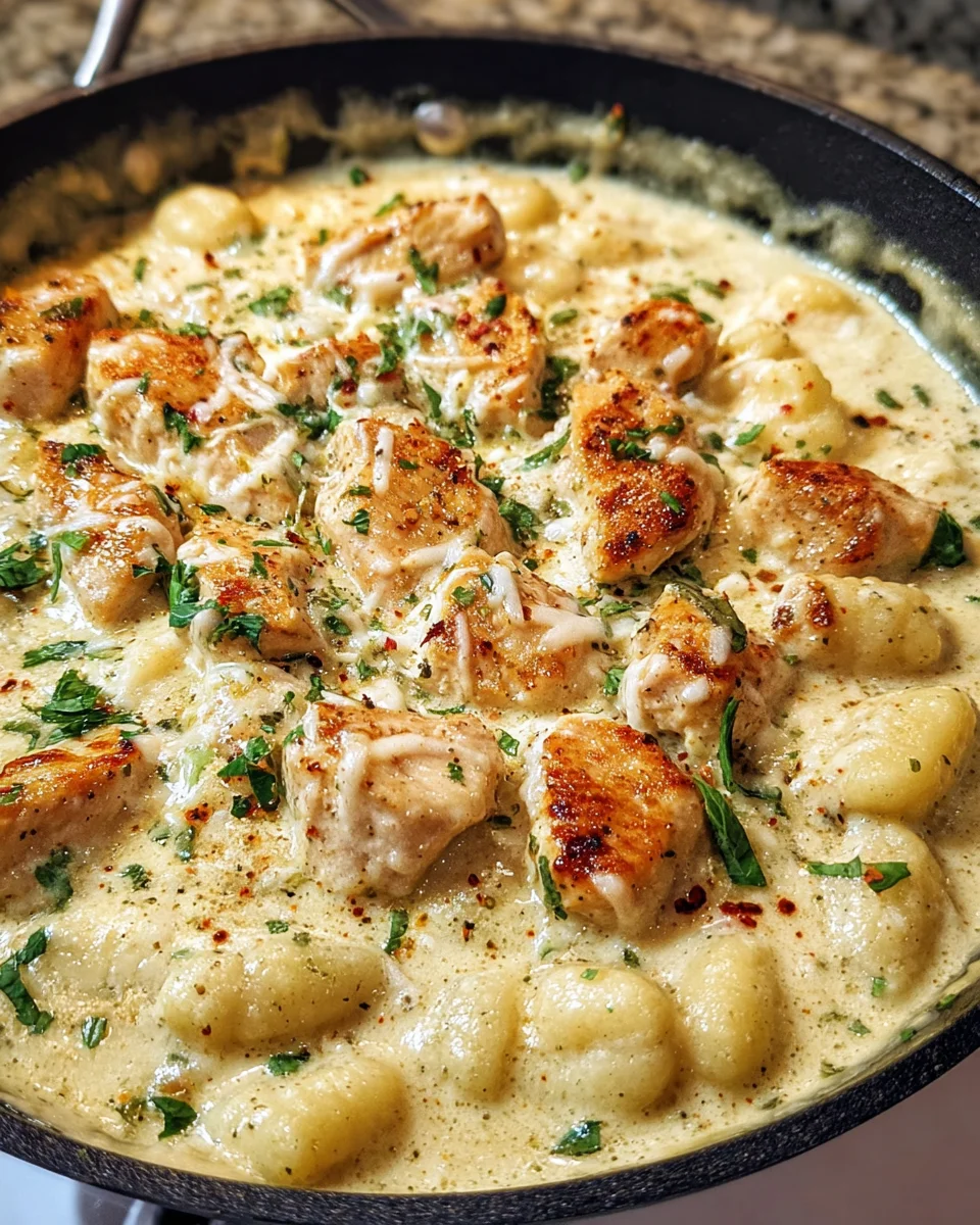 Chicken Alfredo Gnocchi