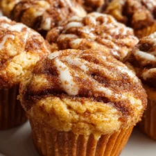 Cinnamon Roll Protein Muffins