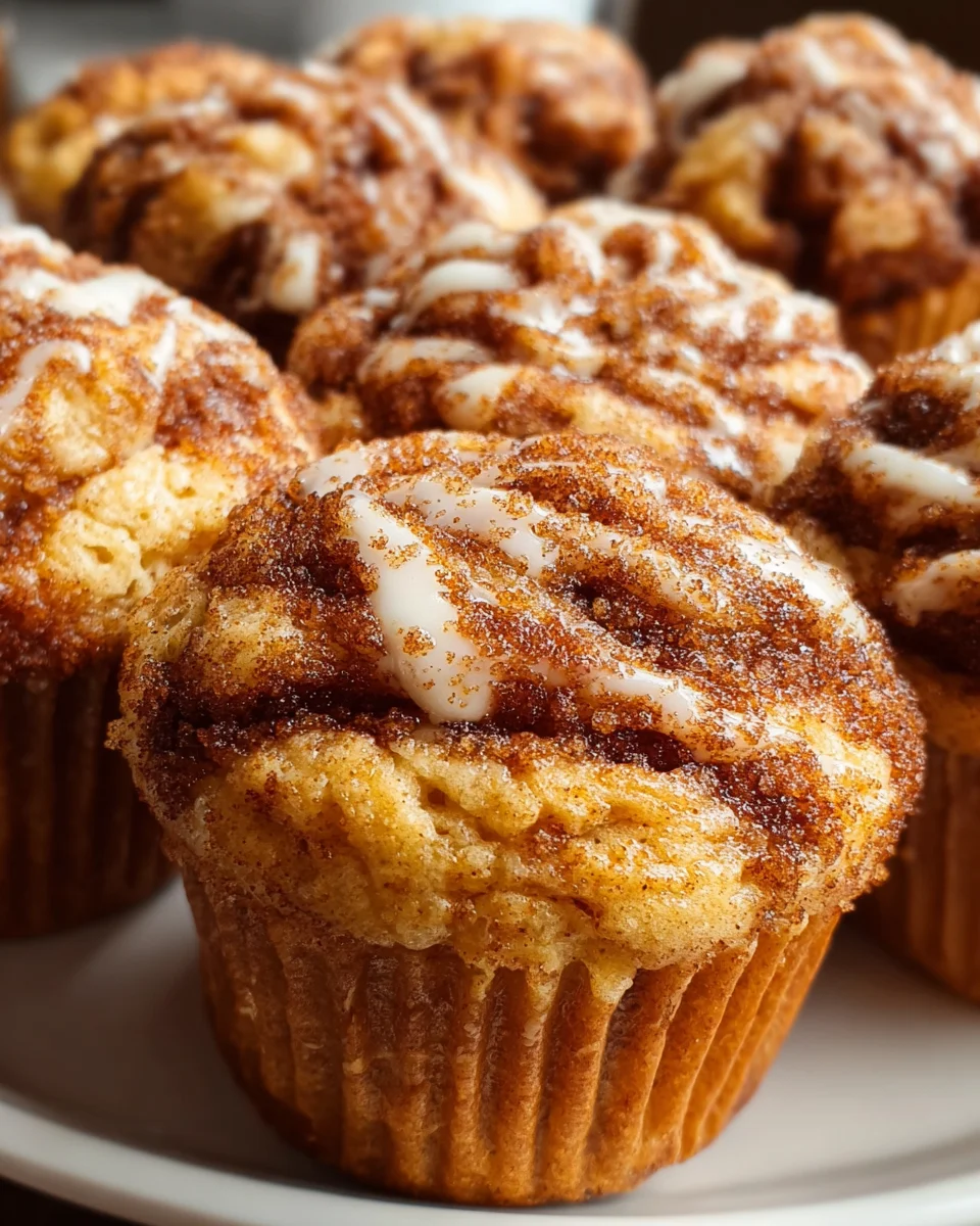 Cinnamon Roll Protein Muffins