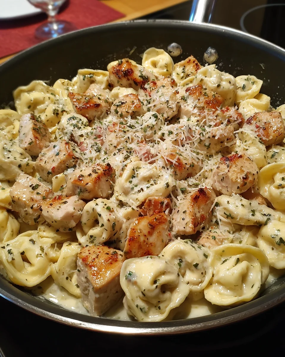 Italian Parmesan Chicken Tortellini