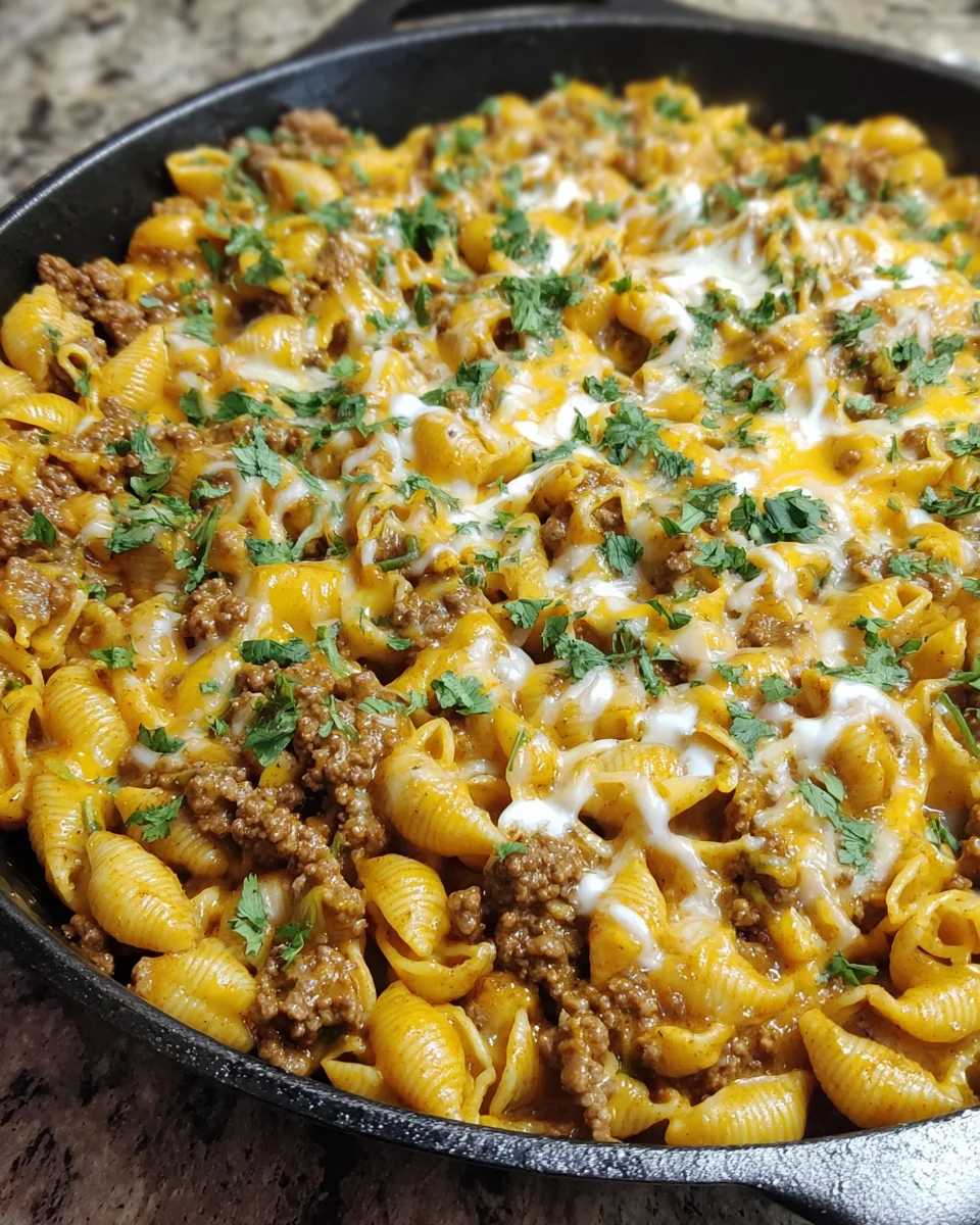 Cheesy Enchilada Hamburger Helper
