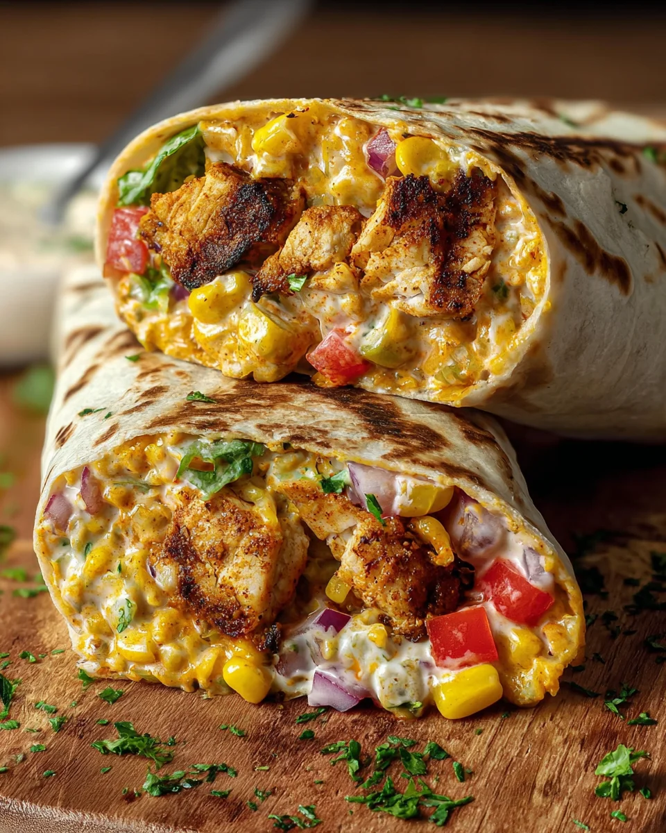 Spicy Chicken Burrito
