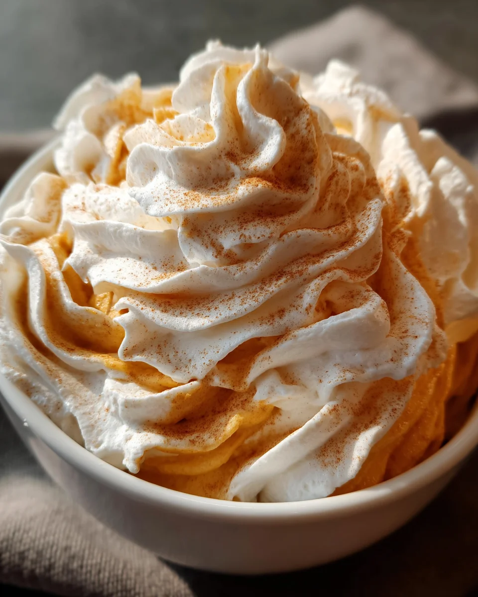 Pumpkin Whipped Cream Topping