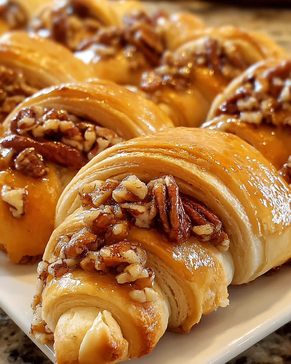 Pecan Pie Crescent Rolls