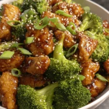 Honey Sesame Chicken Broccoli