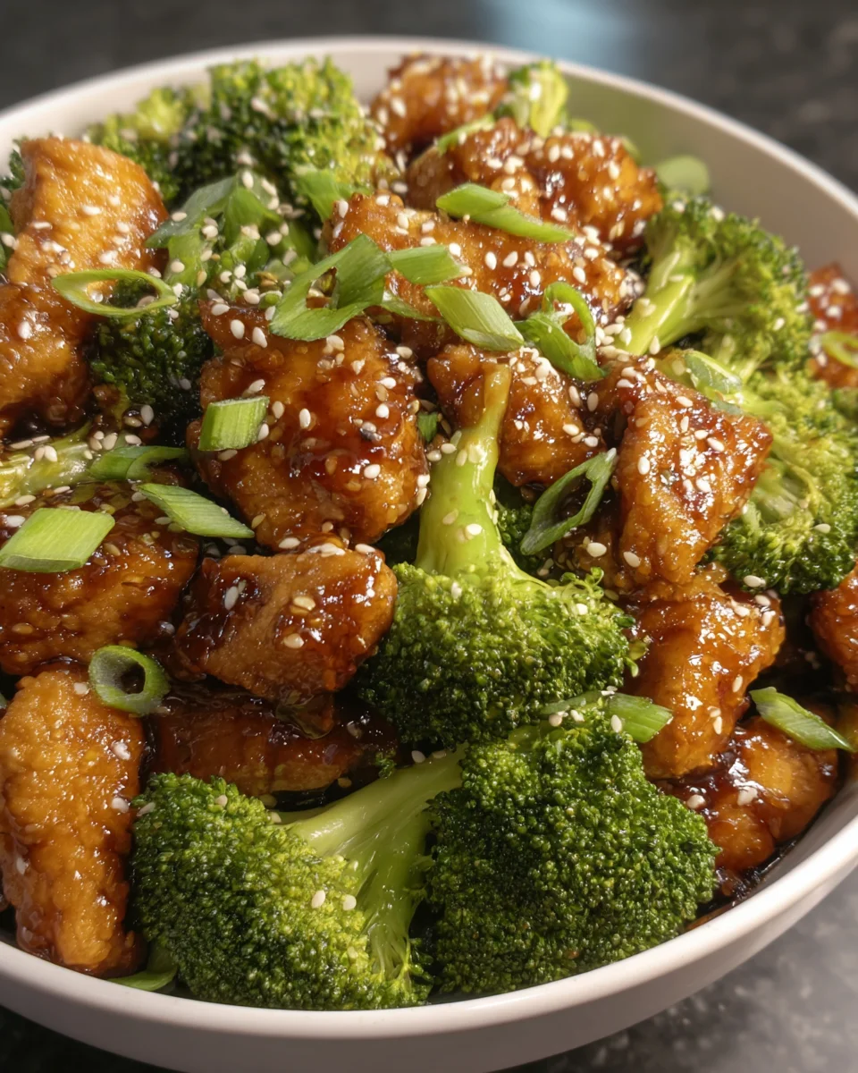 Honey Sesame Chicken Broccoli