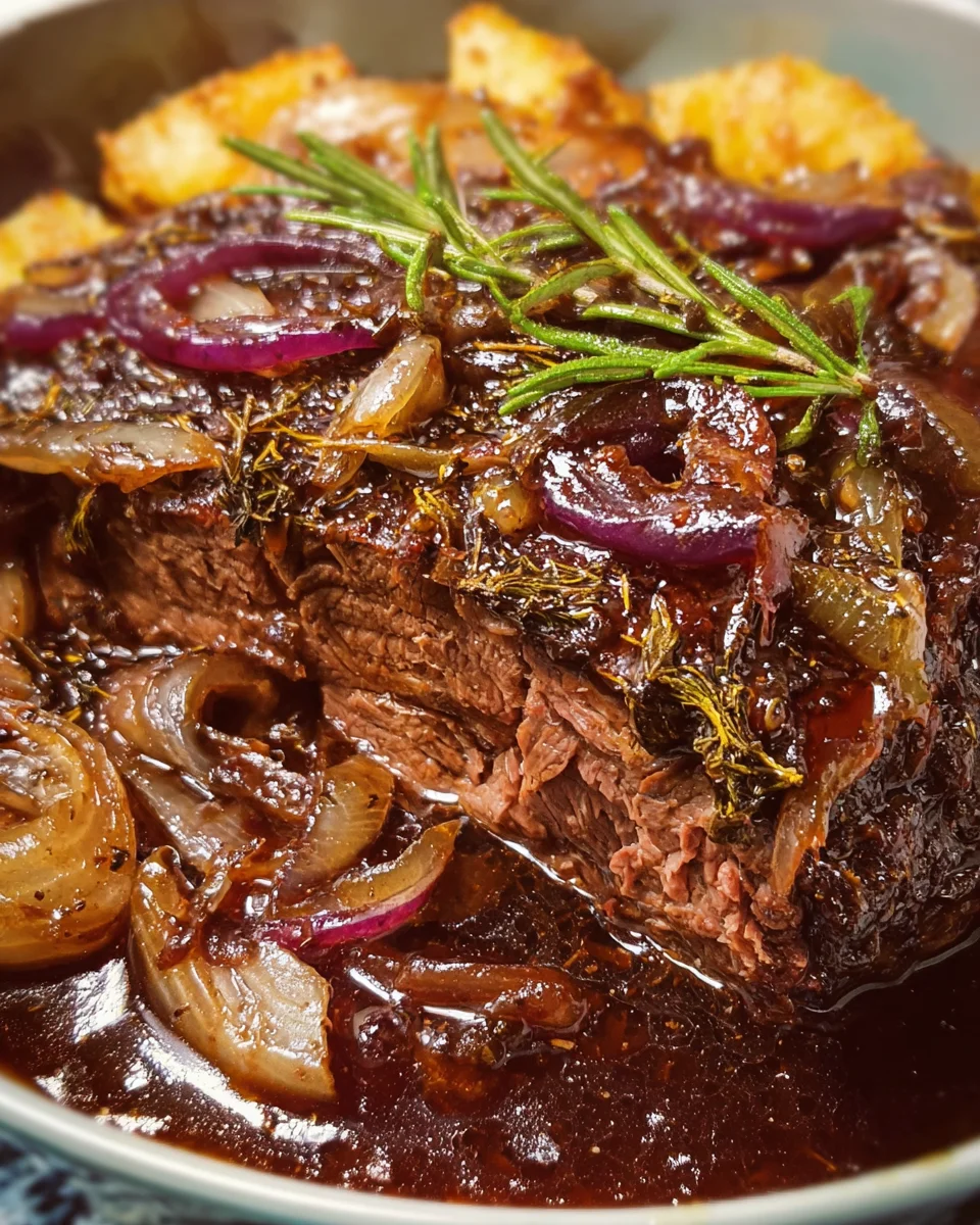 Slow Cooker Sauerbraten Beef