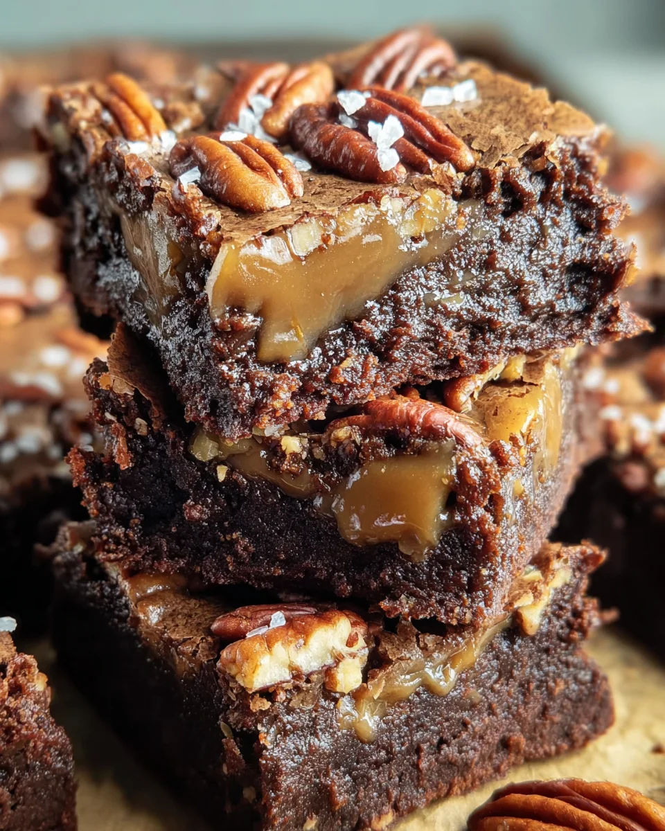 Pecan Pie Brownies Chocolate