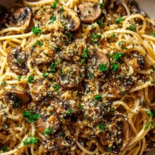 Brown Butter Mushroom Pasta