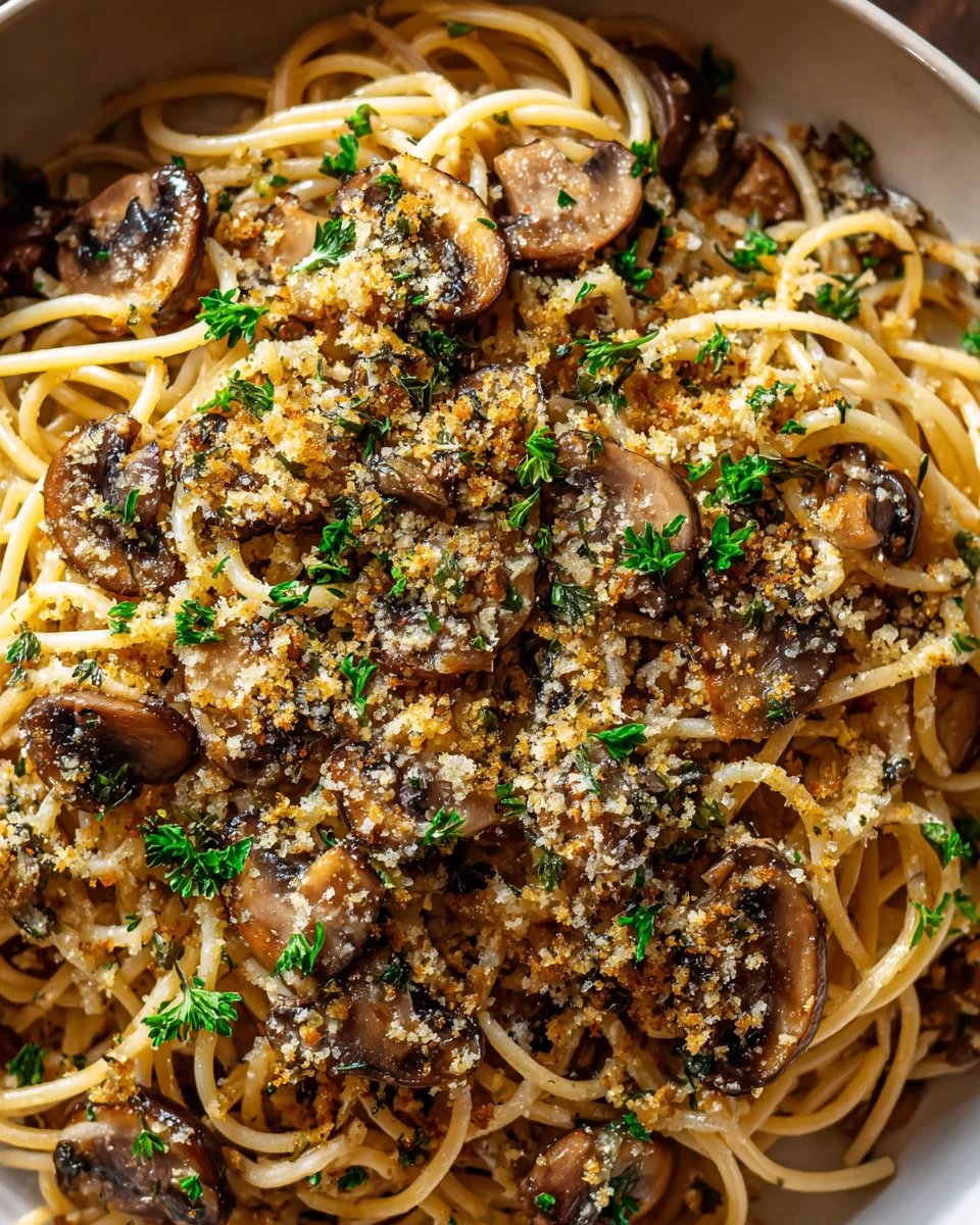 Brown Butter Mushroom Pasta