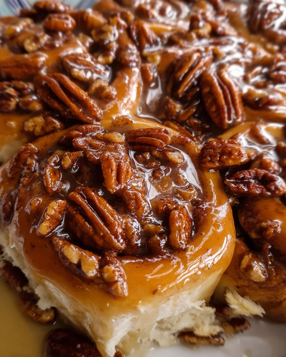 Butter Pecan Cinnamon Buns