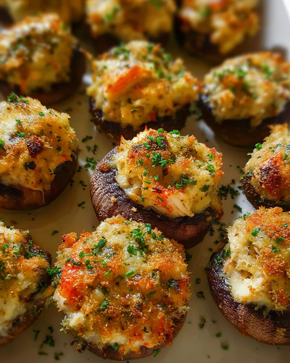 Crab Stuffed Mushrooms
