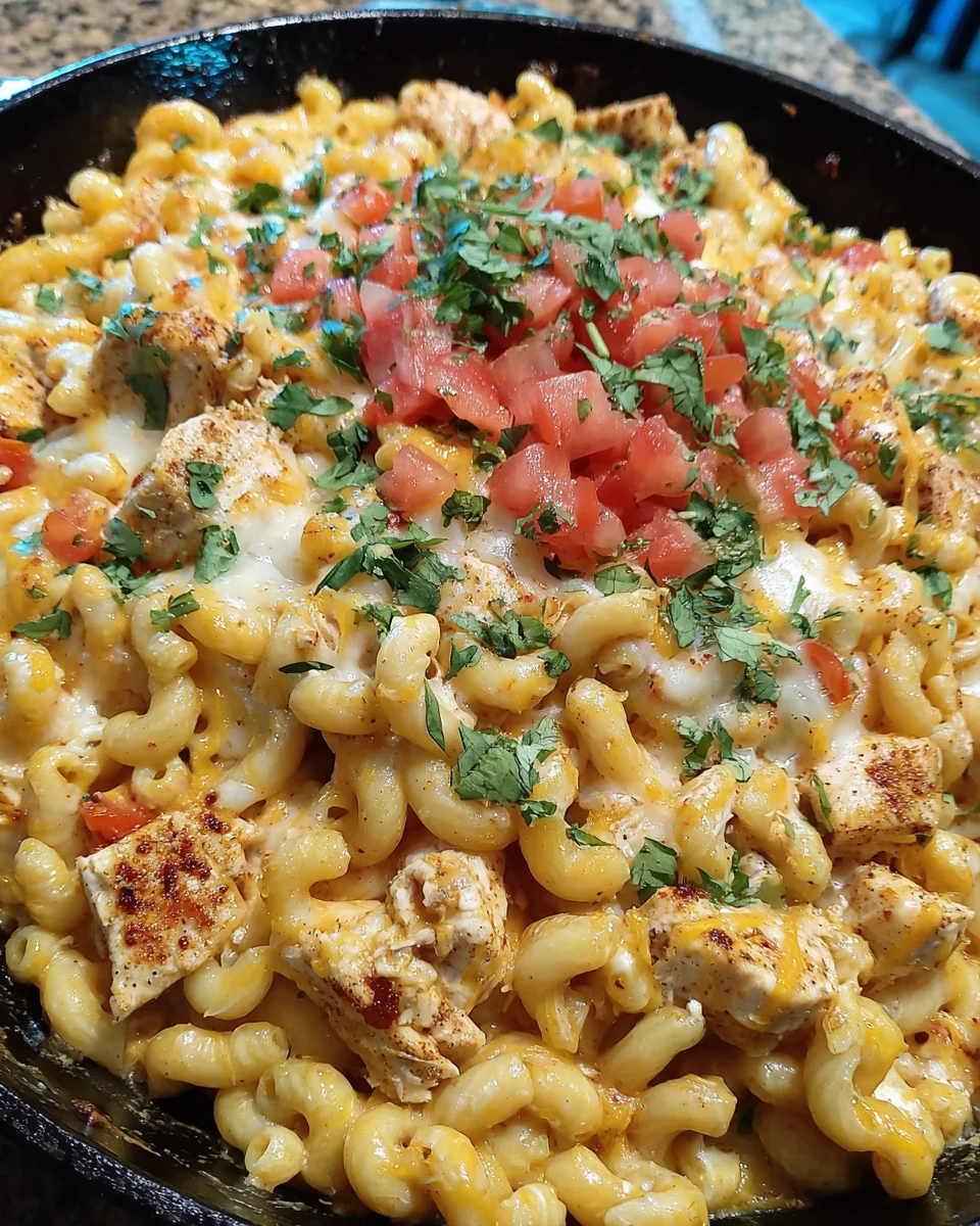 Chicken Taco Mac Cheese