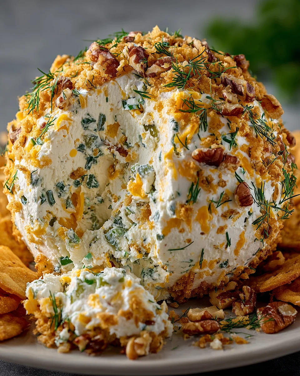 Pickle Fix Holiday Cheese Ball