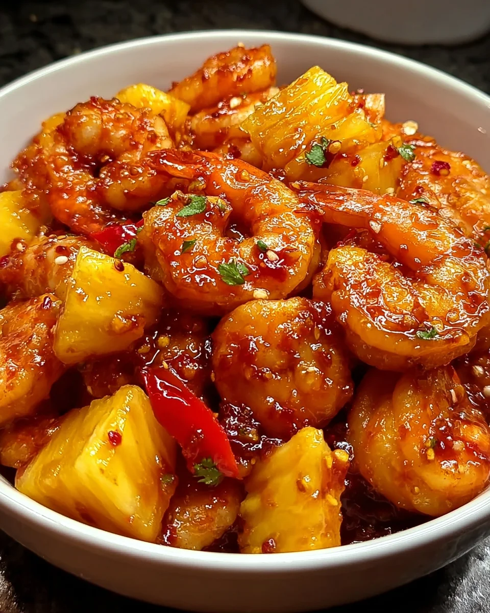 Sweet Chili Pineapple Shrimp