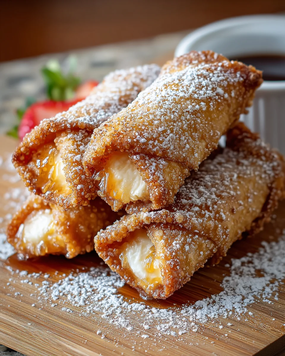 Cheesecake Egg Rolls Cinnamon Twist
